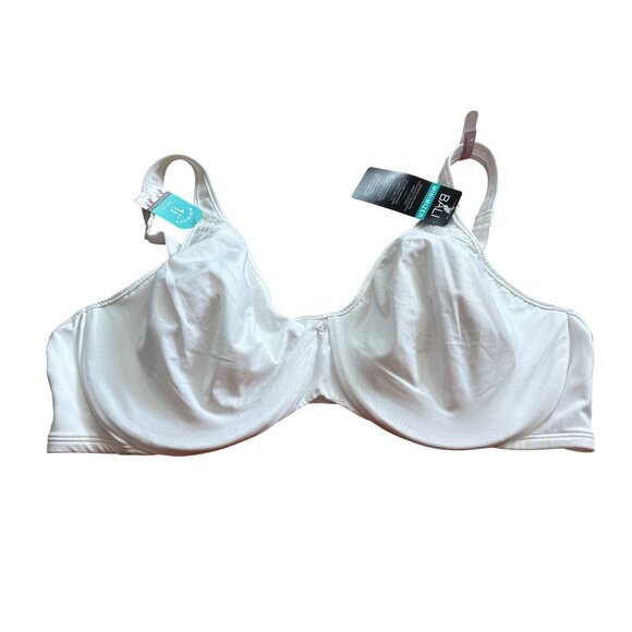 Bali Womens White Minimizer Bra D42 With Comfort Straps & Silky Smooth Lining St - Picture 1 of 6